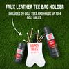 Happy Nuts Tee Bag Bundle for Men  Golf-Themed Grooming & Game Day Essentials - Perfect Men's Gift Kit for Golfers - Sandalwood Body Wash, Anti-Chafing Comfort Powder Deodorant & Golf Ball Tee Bag view 3
