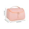 Aikimfuly Multifunctional Travel Makeup Bag - Portable Leather Toiletry Organizer for Ladies - Cosmetic & Perfume Storage Bag view 2