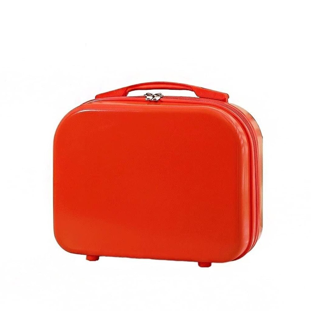 Aikimfuly 14 Inch Makeup Travel Case - Small Suitcase Organizer for Cosmetics, Perfume & Accessories(H)