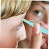 Ipetboom Stainless Steel Eyebrow Tweezers Set 4-Piece Beauty Eyebrow Clamps for Precision Trimming Random Colors for Women and Makeup Enthusiasts view 3