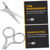HAPINARY Convenient Multi-function Beauty Scissors for Eyebrow Nose Hair and Beard Trimming Durable Compact Design for Home and Professional Use view 2