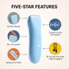 MERIDIAN The Trimmer Original - Body Hair Trimmer for Men, Electric Shaver for Pubic Hair, Chest, Legs & Bikini, Waterproof & Rechargeable, Sky view 3