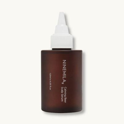 NINEMILA Calming Beer Biotin Hair Scalp Serum for Head & Thinning Hair Scalp Care With EWG Green Grade, Vegan Ingredients 120ml, 4.06 Fl oz