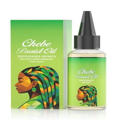 Natural Chebe Oil for Hair Growth for Deep Moisturization Scalp, Stronger, Longer, Thicker Hair, for All Hair Types, Men & Women 1.7 fl oz