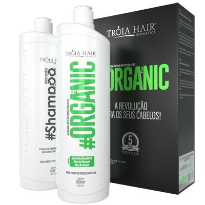 Organic Kit Troia Cosmetics 2x1000ml  Intelligent Sealing | Formaldehyde-Free
