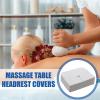 Face Cradle Covers, 100 Massage Headrest Covers, Soft Face Rest Cover, Non-Sticking Headrest Cover, Non-Woven Fabric Beauty Bed Faces Coverss view 3