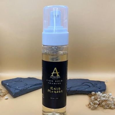 Aurora Hair Lab Firm Hold Foming Mousse for Styling Curls 7.5oz