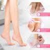 Aluroice 1 Pairs Silicone Moisturizing Socks for Dry Cracked Feet Women, Soft Gel Pedicure Foot Spa Aloe Socks, Anti-Slip Moisturizerl Socks for Dry Cracked Feet Foot CarePink view 3