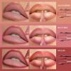 6 Pcs Gradient Lip Liner and Lipstick Combo Set - 2-in-1 Ombre Lipstick & Brown Lip Liner Duo - Waterproof, Long-Lasting, Matte Finish - Smudge-Proof, Full Coverage Lip Kit for Fuller & Plumper Lips view 4