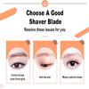 Eyebrow Hair Remover Replacement Heads with Painless Replacement Blades Compatible with Flawless Facial Eyebrow Hair Remover, Perfect for Beauty Enthusiasts Daily Use (Rose Gold, 4 Pack) view 3