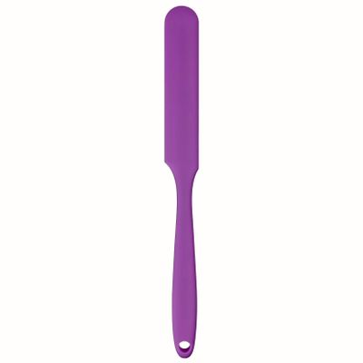 1-PCS Non-Stick Reusable Wax Silicone Spatula, Silicone Waxing Applicators for Hair Removal, for Home Salon Body Use (Purple, size 1)