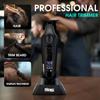 DSP Hair Trimmer for Men, Beard Trimmer, Cordless USB Rechargeable Barber Trimmer DLC, Speeds Adjustable, Travel Lock, Low Noise with Charging Base view 3