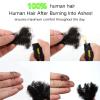 Afro Kinky Bulk 100% Human Hair 8inch 30g/Pack Afro Kinky Curly Bulk Bundles Hair for Making/Repair Locs, Dreadlocks Braiding Hair ExtensionsDark Brown#8 Inch view 4