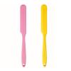 2-PCS Non-Stick Reusable Wax Silicone Spatula, Silicone Waxing Applicators for Hair Removal, for Home Salon Body Use(Pink & Yellow, size 2) view 1