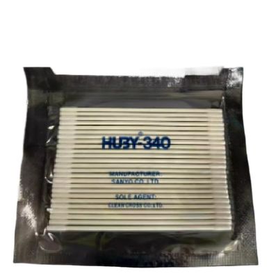 A Box of /100 HUBYBB-013 Purifying cotton swabsIndustrial optical cleaning swabs