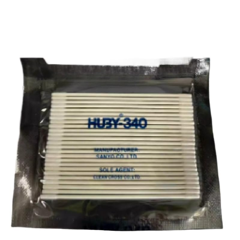 A Box of /100 HUBYBB-013 Purifying cotton swabsIndustrial optical cleaning swabs