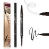 2 in 1 Eyebrow Pencil, 2025 New Magic Eyebrow Tattoo Pencil 4 Fork Tip, Waterproof Eyebrow Pen Microblading Eyebrow Pencils Natural Fine Stroke Eyebrow Pen (Black) view 1