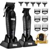 DSP Professional Hair Clippers Set for Men, Cordless Barber Clipper Beard Trimmer DLC, USB Rechargeable, Speeds Adjustable, Travel Lock, Low Noise with Charging Base view 1