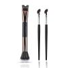 3pcs Nose Contour Brush U Shape,2-in-1 Dual Head Makeup Brush Nose Contour with 2 Pieces Sickle Type Nose Shadow Brush,for Sculpting and Defining view 1