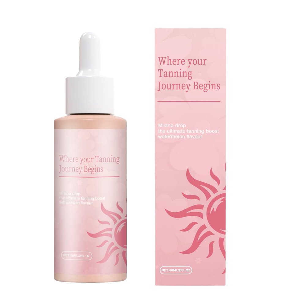 Milano Drop Sunless Tanning Drops To Drink, Drinkable Sunless Tanning Drops, Moisturizing Bronzing Tanner for Face & Body, Toxin Free Tanner for Fake Tan