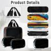CNNINGYI Clear Makeup Bag, 3 Pcs of Translucent Cosmetic Bags Set, Transparent Fish Travel Makeup Pouch, Waterproof Cute Toiletry Bag for Women (Ocean Fish) view 4