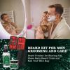 Christmas Bath and Body Gift Basket Set for Men Dad Birthday Men Gift Set Gifts for Him Spa Kit Perfume Spa Bath Gift Set husband gift baskets for man, Mens Bath Beard Gift Basket Mens Gift Set view 3