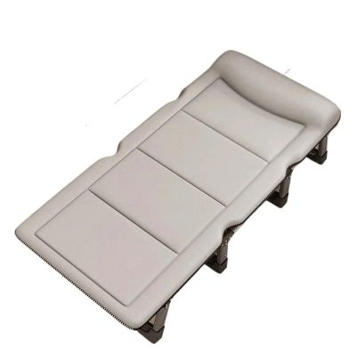 HIONJIN Folding Bed Frame Single Castle Bed Beauty Space Saving Travel Portable Salon Furniture