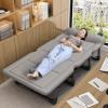 HIONJIN Folding Bed Frame Single Castle Bed Beauty Space Saving Travel Portable Salon Furniture view 4