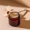2oz Jars with Lids, HOA Kinh 40 Pack Amber Glass Jars with Lids Empty Cosmetic Containers Round Airtight Glass Jar with Black Lid for Storing Lotions Powders Ointments view 3