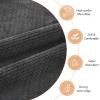 SUNLAND Microfiber Hair Towels Anti Frizz Hair Drying Towel Super Absorbent Fast Drying Turbans for Wet Curly Hair Soft Hair Towel Wrap with Elastic Band for All Hair Types 40 X 28 inches 2Pack Grey view 3