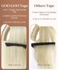 GOO GOO Invisi Edge Tape in Hair Extensions Set, Versatile Styling view 3