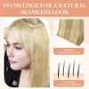 GOO GOO Invisi Edge Tape in Hair Extensions Set, Versatile Styling view 4