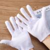 120 PCS White Cotton Gloves for Dry Hands White Cotton Gloves for Eczema Sleeping Cosmetic Moisturizing Eczema and Coin Jewelry Inspection Washable for Men and Women view 4