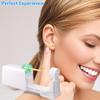 YINPAD Ear Piercing Kit, Disposable Piercing Gun Preloaded with Different Style Studs, at Home Self Piercer Kit (4 golden 4 silvery, White Crystal) view 2