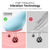 Facial Cleansing Brush Electric Face Scrubber - Rechargeable Face Cleansing Brush with 4 LED Gentle Light Silicone Heat and Vibration Exfoliator Massage Deep Cleansing,IPX7 Waterproof,Ideal Gift view 4