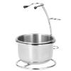 BORDSTRACT Shaving Stand Bowl, Stainless Steel Shaving Stand Bowl Set with Non Slip Base for Men view 1