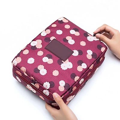 Aikimfuly Portable Makeup Bag for Women - Travel Cosmetic Organizer for Toiletries & Perfume - Ideal for Daily Outings