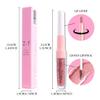 evpct Pine Red Metallic Glitter Lip Liner and Lipstick Combo Lip Gloss Stain Set Makeup for Women Long Lasting Waterproof 24, Warm Pink Metallic Shimmer Frosted Iridescent Shiny Liquid Lipstick 09 view 3