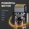 Foil Shavers for Men, Electric Razor Shaver Cordless Waterproof Wet Dry LED Display USB-C Rechargeable view 4