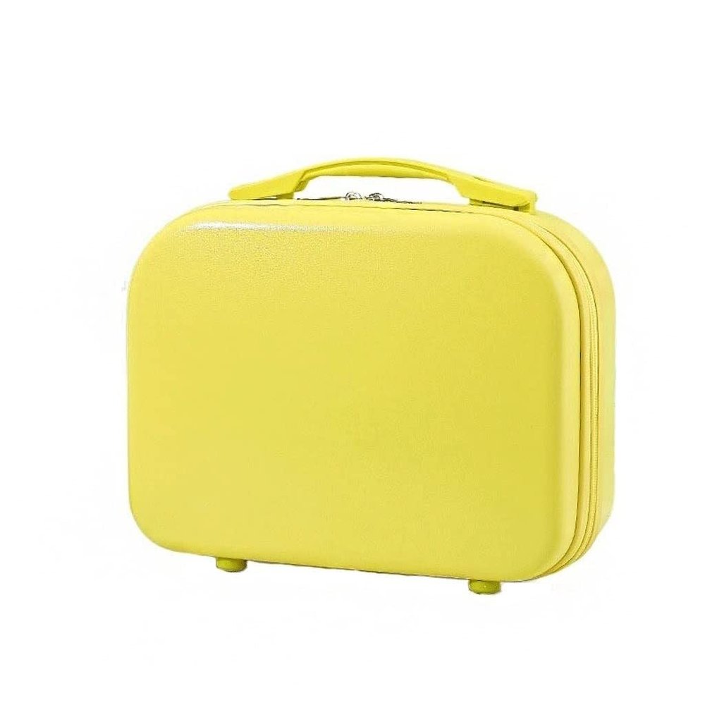 Aikimfuly 14 Inch Makeup Travel Case - Mini Suitcase Organizer for Cosmetics, Perfume & Accessories - Portable Travel Bag for Women(E)