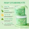 ANAI RUI Green Tea Rosemary Cleansing Pads with CICA Tea Tree Oil, Face Scrub Pads with Bubbles, Exfoliating Deep Cleansing Pad for Face and Body, Make-up Remover Wipes, 50pcs view 3