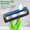 Leriton 40 Pcs 3 Blade Disposable Razors for Men Bulk Sensitive Skin Razor for Men Travel Hotel Spa Summer Party Gift, Individually Packaged view 3