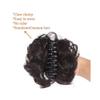 Bun, Heat Resistant Black Synthetic Claw Clips for Messy Bun & Curly Hair for Women(Red) view 4