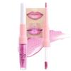 evpct Pink Metallic Glitter Lip Liner and Lipstick Combo Lip Gloss Stain Set Makeup for Women Long Lasting Waterproof 24, Rose Pink Metallic Shimmer Frosted Iridescent Glossy Liquid Lipstick 21 view 2
