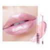 evpct Light Pink Metallic Shimmer Lip Liner and Lipstick Combo Lip Gloss Stain Set Makeup for Women Long Lasting Waterproof 24, Light Voilet Frosted Metallic Glitter Glossy Iridescent Liquid Lipstick view 1