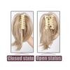 Bun, Clip-on Short Straight Wig Ponytail Changeable Styling Headdress Hair Ring Fluffy Hair Piece Ponytail for Women(Black) view 4