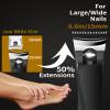 EBEWANLI Large Nail Clippers, 15mm Ultra Wide Toenail Clippers, Stainless Steel Fingernail Clipper Built in Nail File, Curved Blade Toe Nail Cutter Trimmer for Men or Women view 2