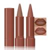 BINGBRUSH 2-in-1 Gradient Lip Liner & Lipstick Combo,2Pcs Matte Longwear Waterproof Lip Pencil with Cone Tip,Smudge Proof Crayon for Flawless Ombre Contour,Women's Long Lasting Makeup Set (01#&04) view 1