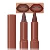 BINGBRUSH 2-in-1 Gradient Dark Brown Lip Liner Matte Lipstick, Longwear Waterproof Lip Pencil with Cone Tip, Crayon for Flawless Ombre Contour, Women's Long Lasting Makeup Set(05#&08) view 1