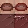 BINGBRUSH 2-in-1 Gradient Dark Brown Lip Liner Matte Lipstick, Longwear Waterproof Lip Pencil with Cone Tip, Crayon for Flawless Ombre Contour, Women's Long Lasting Makeup Set(05#&08) view 2